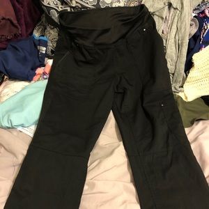 Black scrub pants